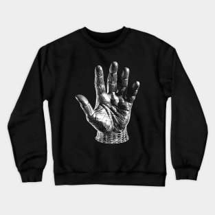 Hand Gesture Crewneck Sweatshirt